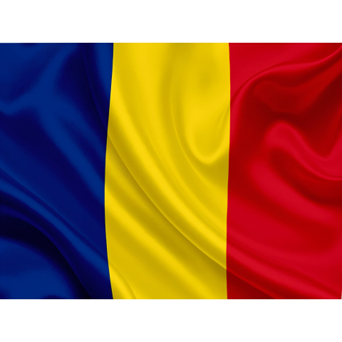 Steag tricolor Romania, dimensiune mare, material textil lavabil, 90x150 cm [2]