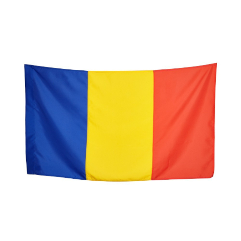Steag tricolor Romania, dimensiune mare, material textil lavabil, 90x150 cm [1]