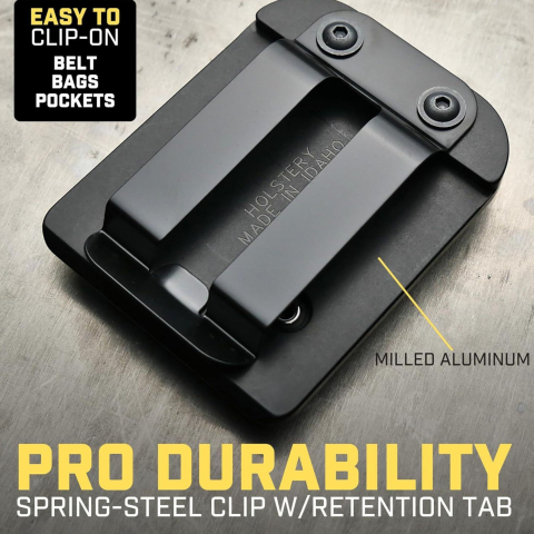 Suport magnetic pentru scule, clips metalic pentru curea, fixare sigura, metalic compact [1]