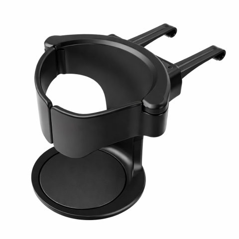 Accesorii Auto - Suport pahar auto pentru grila ventilatie, montaj pe aerisire, multifunctional, ABS negru
