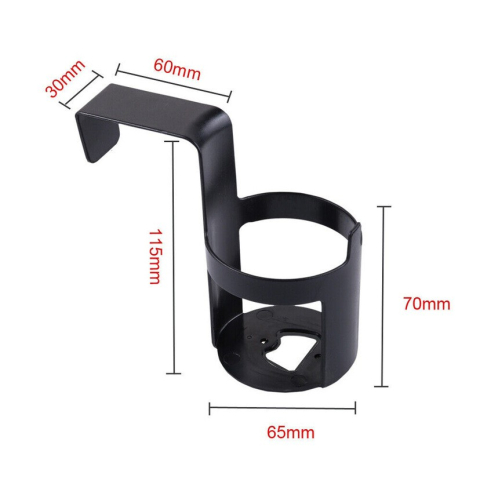 Suport pahar pentru masina, universal, din ABS, anti alunecare, negru [1]