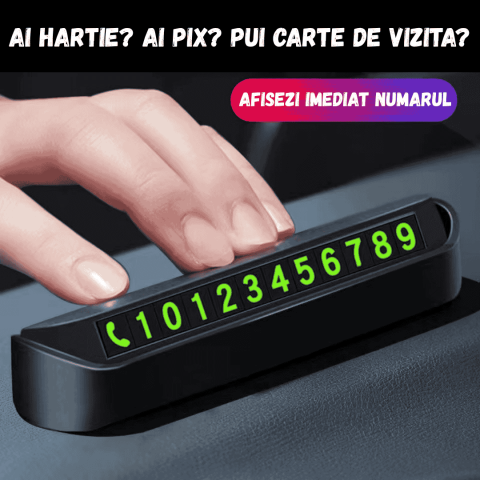 Suport pentru număr telefon auto – vizibil și rezistent [3]