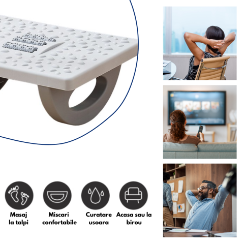 Suport ergonomic pentru picioare – confort si masaj la birou [1]
