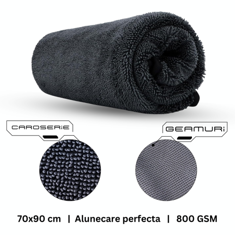 Curatare Auto - prosop-microfibra-uscare-auto-twist-xl-70x90cm
