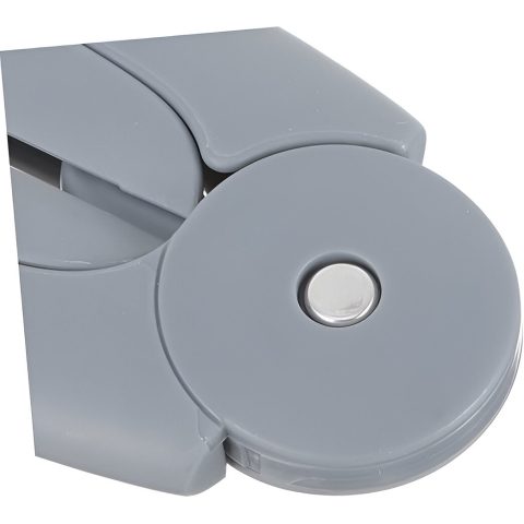 Umeras pliabil de calatorie, mini cuier portabil, design compact, aluminiu si plastic gri [5]