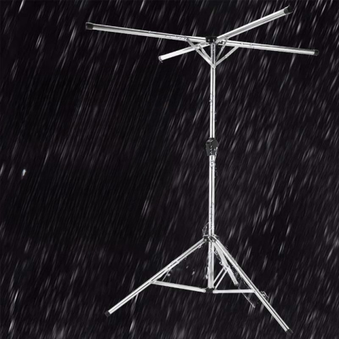 Uscator de rufe pliabil, telescopic, 4 brate, otel inoxidabil, rezistent la vreme [1]