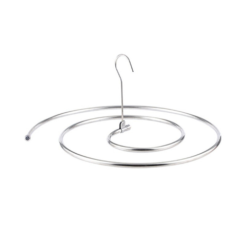 Organizare & Depozitare - Uscator de rufe spiralat, detasabil, otel inoxidabil 10 mm, compact, 40x43x18 cm