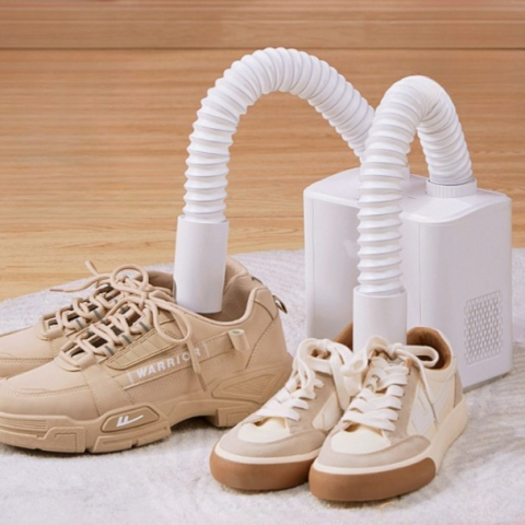 Uscator electric pantofi, doua capete, aer cald reglabil, silentios, alb [1]