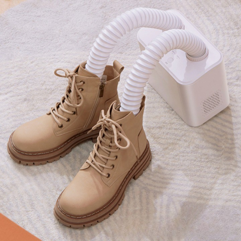 Uscator electric pantofi, doua capete, aer cald reglabil, silentios, alb [3]