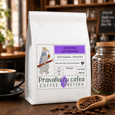 Cafea de specialitate - Cafea Honduras Los Geranios 100% Arabica în pungă