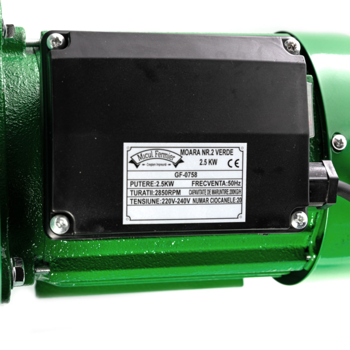 Moara de cereale Micul Fermier, 2.5KW, capacitate de productie 200Kg/h [3]