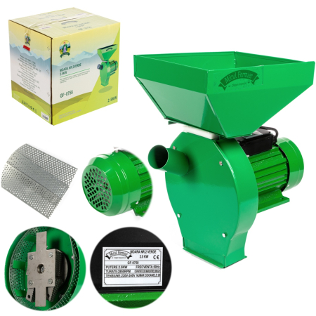 Mori porumb - Moara de cereale Micul Fermier, 2.5KW, capacitate de productie 200Kg/h