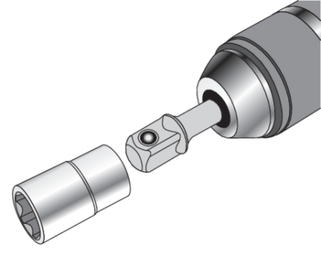 Set adaptoare -1/4'', 3/8'', 1/2'' [2]