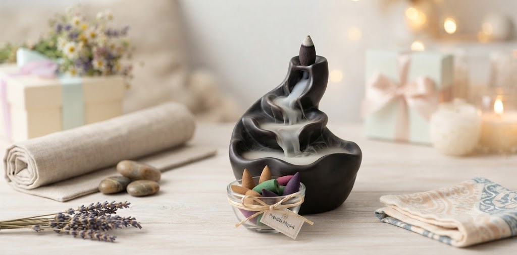 Beneficiile conurilor parfumate Backflow pentru meditație și relaxare
