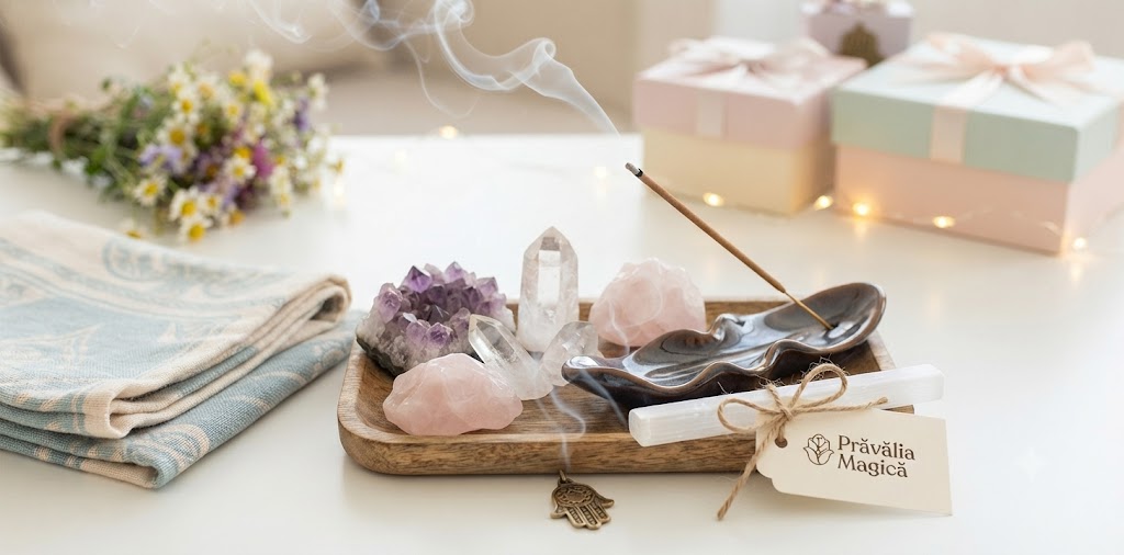 Purificarea cristalelor și a obiectelor cu bețișoare parfumate: Un ritual de armonie