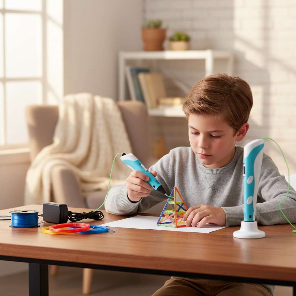 Desenează în spațiu: Creează lumi întregi cu noul Creion 3D Pen V2!