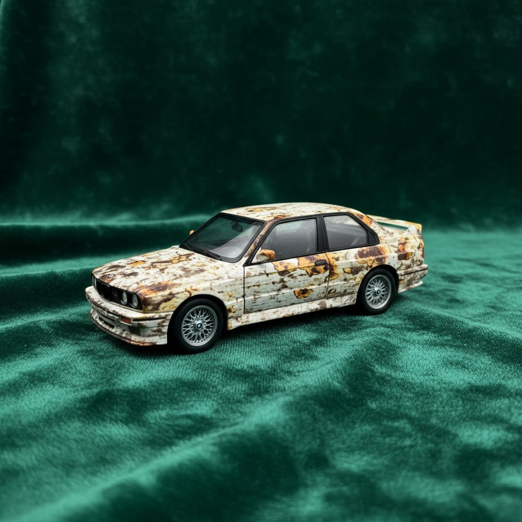 O Legendă cu Poveste: BMW M3 E30 cu Efect Rugină