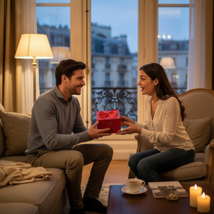 Aranjament cadou cu flori de săpun nemuritoare și compartiment secret pentru bijuterii. [2]