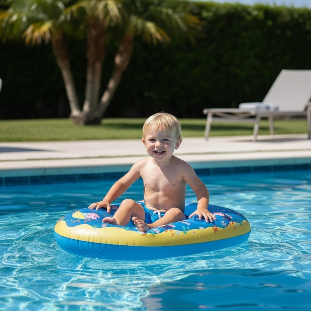 Barcă gonflabilă multicoloră pentru copii cu design Peppa Pig, dimensiuni 80x54x22 cm. [2]