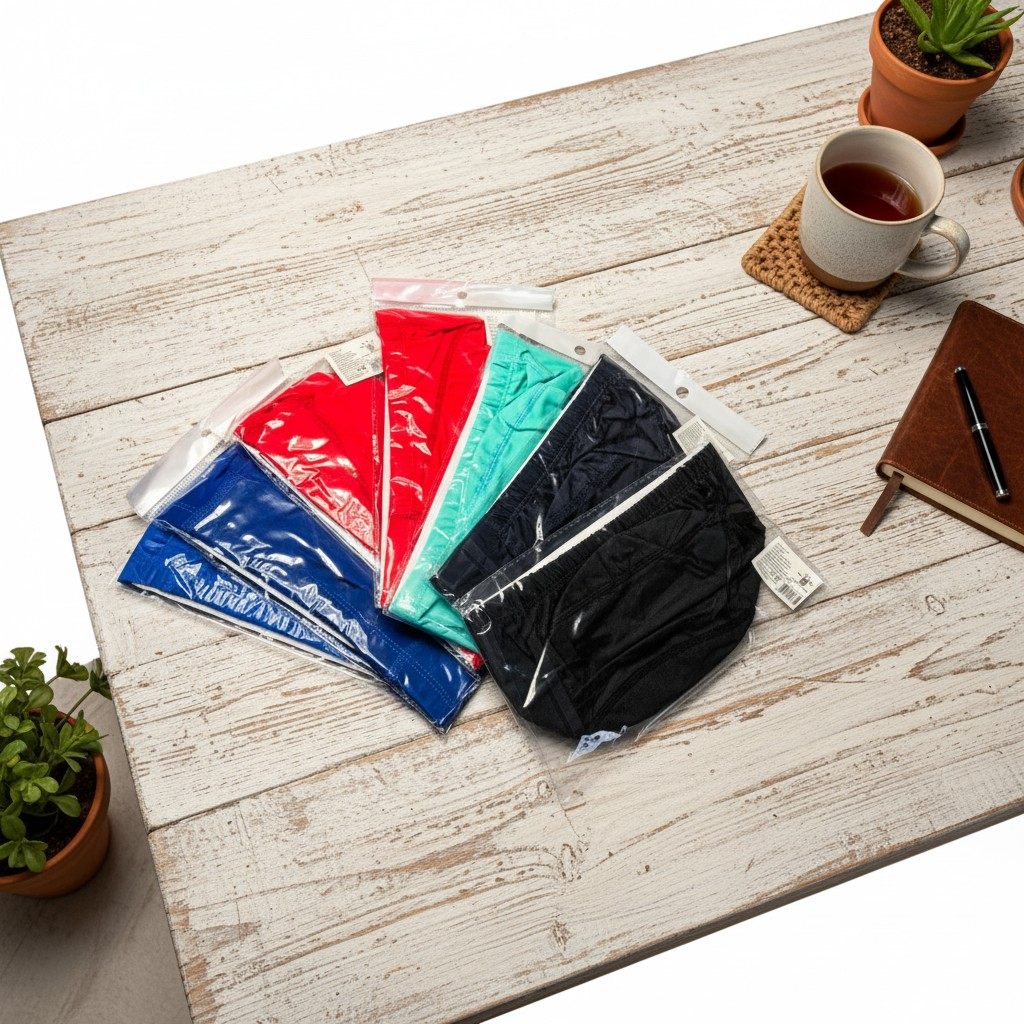 Copil zâmbind purtând o cască de înot roșie la marginea unei piscine. [2]