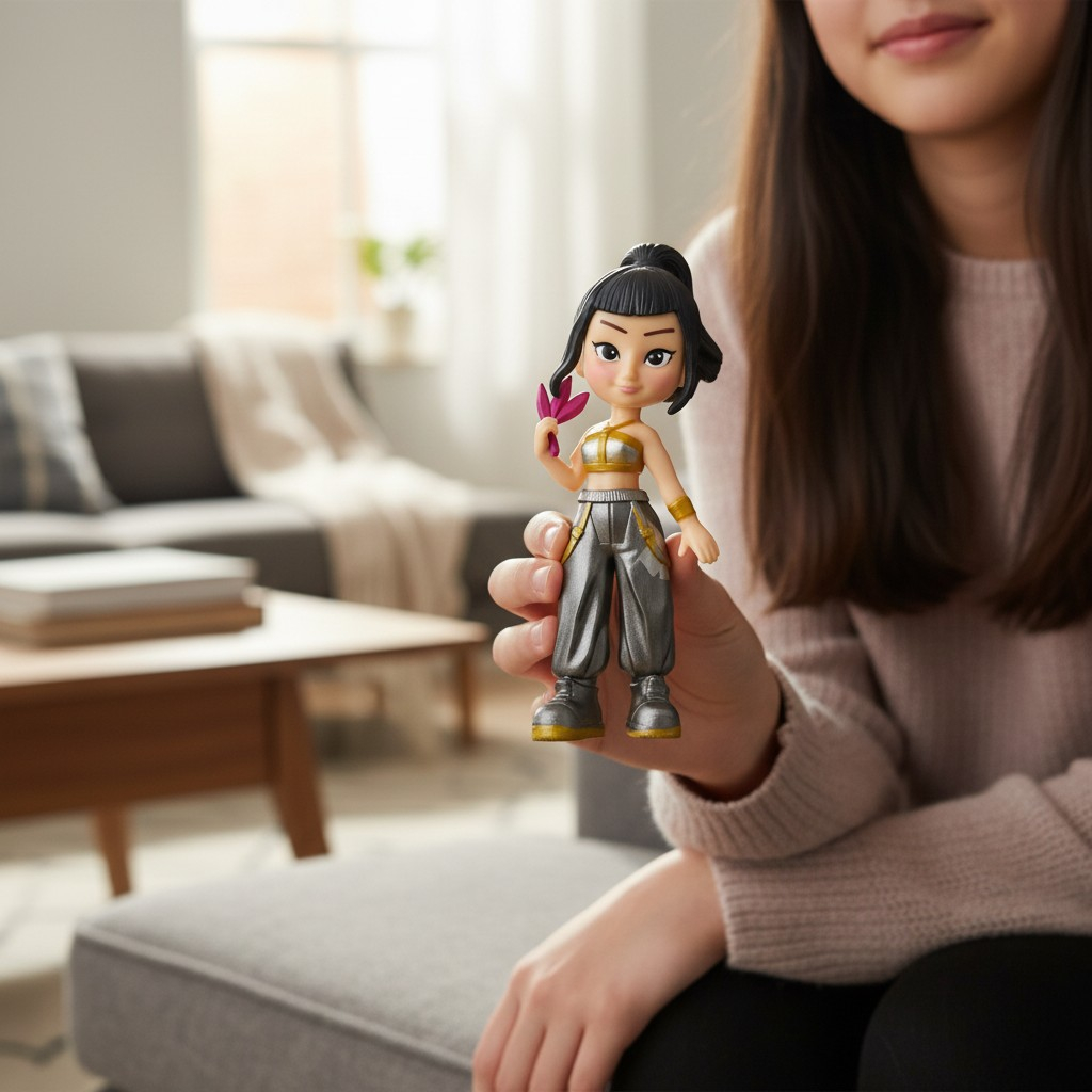 Figurină de colecție K-POP Demon Hunters de 16 cm în cutie display premium, design modern. [2]