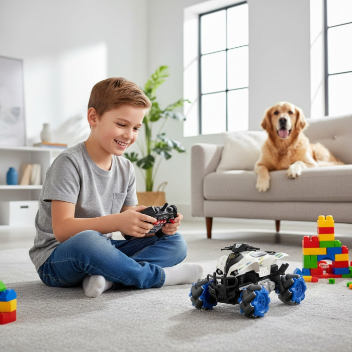 Masina cu telecomanda Top Climber Stunt off-road pentru cascadorii. [3]