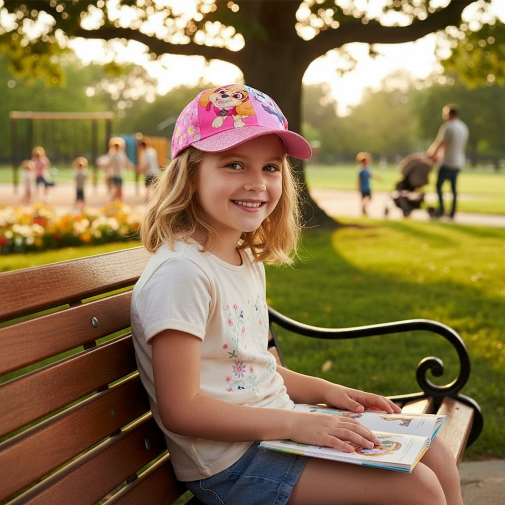 Șapcă multicoloră pentru băieți cu personajele Paw Patrol, design Duty Calls, ideală pentru protecție solară. [2]