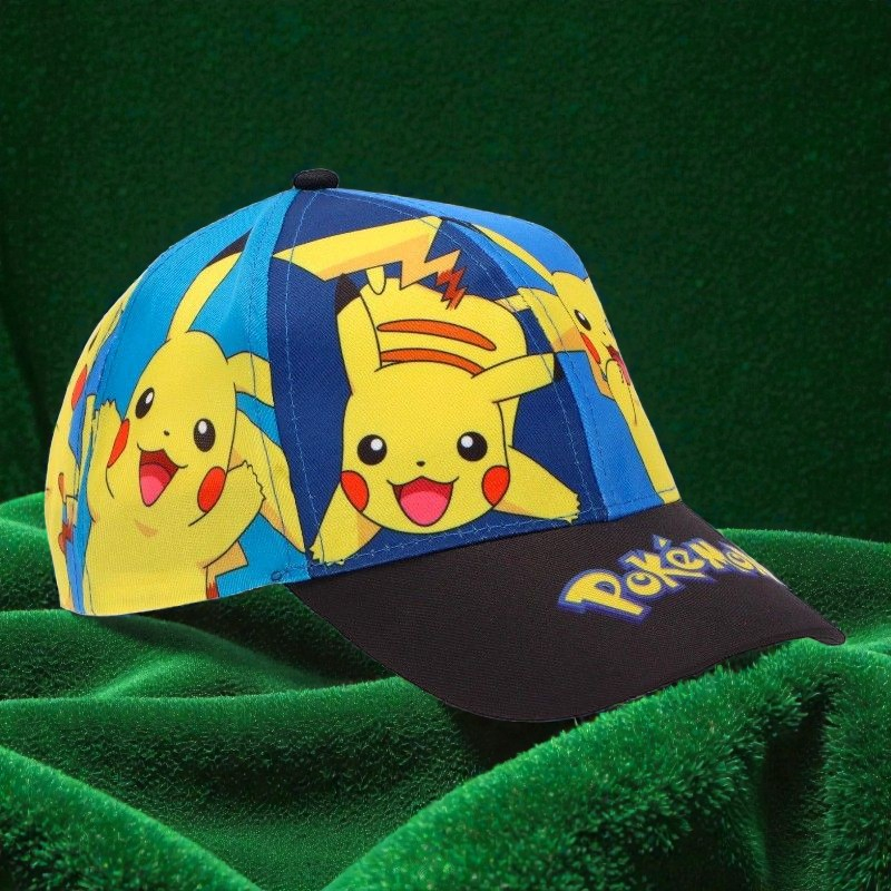 Șapcă de baseball multicoloră pentru băieți cu personaje Pokémon, mărimea 56 cm, colecția So Fun. [1]