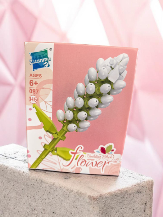 Set de constructie colorat din blocuri de plastic pentru copii. [3]