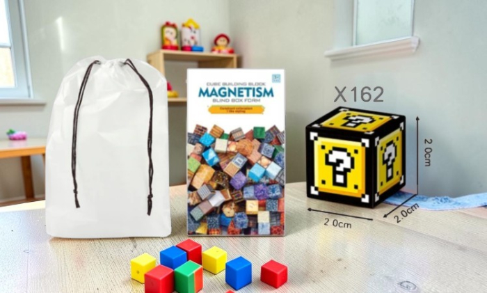 Construcție realizată din setul Magnetism World, cuburi 3D magnetice cu design pixelat. [5]