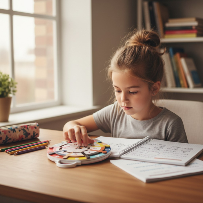 Jucărie educațională din lemn tip Waldorf pentru învățarea tablei înmulțirii, de la 1x1 la 10x10. [2]