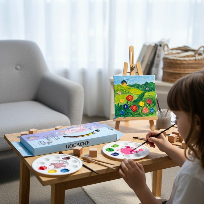 Set 12 tuburi de vopsea pe bază de ulei pentru ceramică și porțelan, culori variate, 12ml. [2]