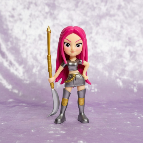 K-Pop Demon Hunters - Figurină de colecție K-POP Demon Hunters de 16 cm în cutie display premium, design modern.