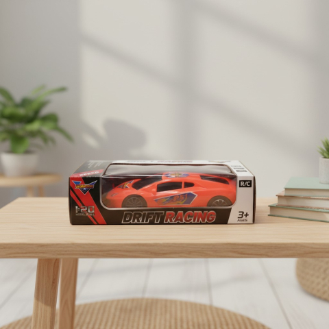 Mașinuțe cu Telecomandă - Mașină cu telecomandă Drift Racing R/C la scara 1:20, cu design sportiv și telecomandă wireless.