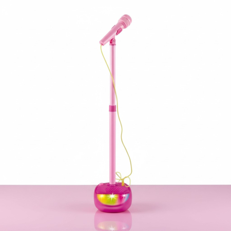 Instrumente muzicale pentru Copii - Microfon interactiv de jucarie model cu lumini LED si melodii vesele.