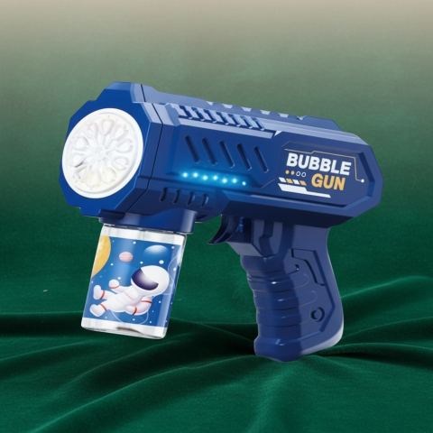 Jucării pentru băieți - Pistol Automat pentru Baloane de Săpun cu Lumini LED