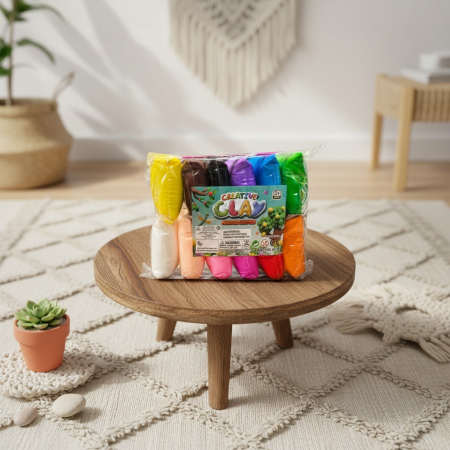 Plastilină și Modelaj - Set 12 culori plastilină inteligentă Super Light Clay pentru modelaj creativ DIY.