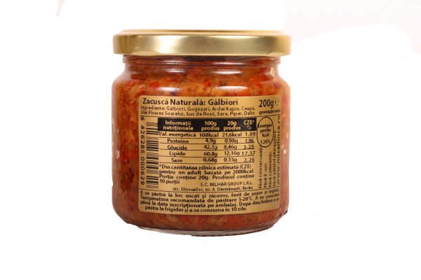Zacusca naturala de galbiori 200g [2]