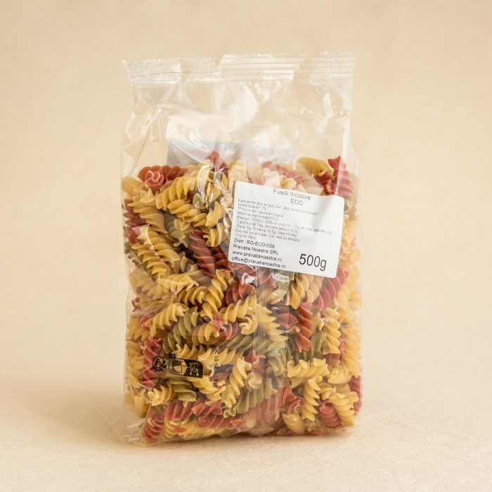 Fusilli tricolore - 500g ECO [2]