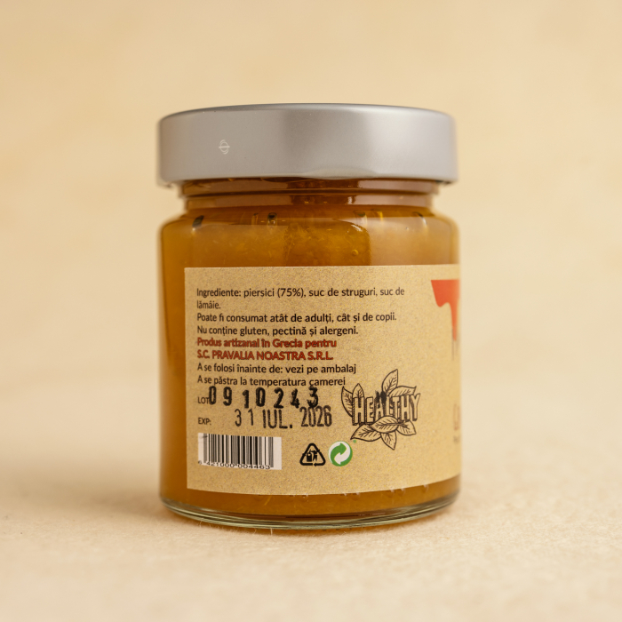 Gem de piersici fara zahar 240g [2]