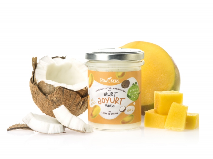 Joyurt - Iaurt din lapte de cocos cu mango ECO - Rawckers [2]