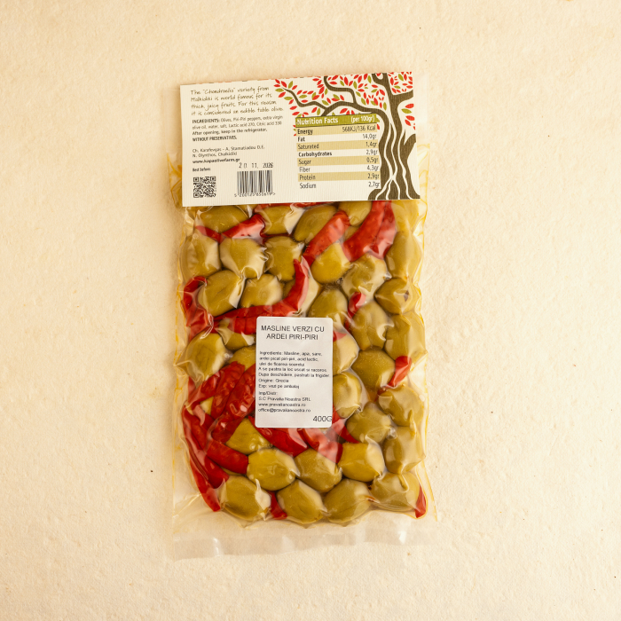 Masline verzi ardei piri-piri - 400g [2]