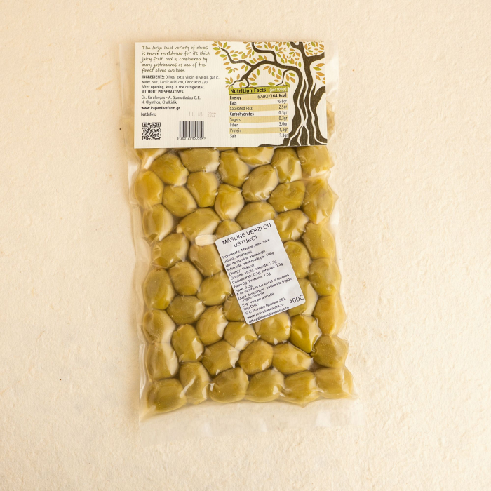 Măsline verzi usturoi 400g [2]