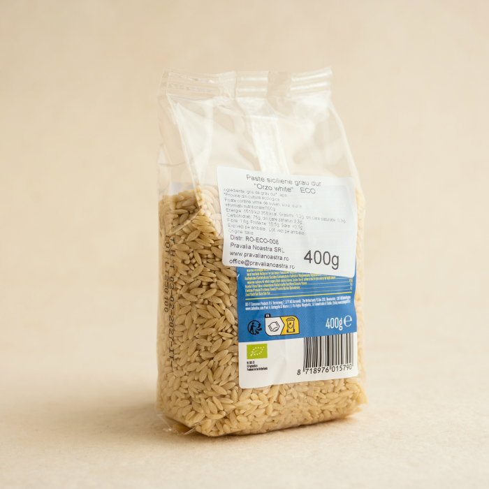 Paste siciliene de grau dur "Orzo white" 400g [2]