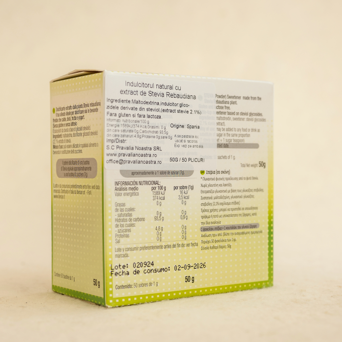Stevia - indulcitor pudra 50g [2]