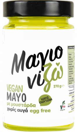 PRODUSE ECO / ORGANICE - Maioneza vegana cu mustar, fara gluten 270g