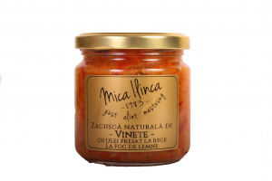 Zacusca naturala de vinete - fara adaos de zahar- 200g [0]