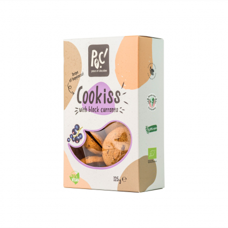 PRODUSE ECO / ORGANICE - Biscuiti cu coacaze negre ECO 125g