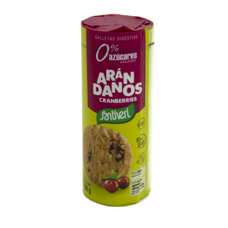 HEALTHY SNACKS - Biscuiti digestivi integrali cu merisoare 190g