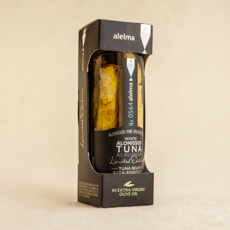 BACANIE - Burta ton alb Alalunga rozmarin in ulei masline extravirgin 156g